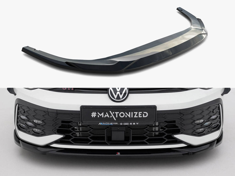 Front Splitter V.4 Volkswagen Golf GTI / GTE / R-Line Mk8 Facelift