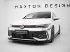 Front Splitter V.4 Volkswagen Golf GTI / GTE / R-Line Mk8 Facelift