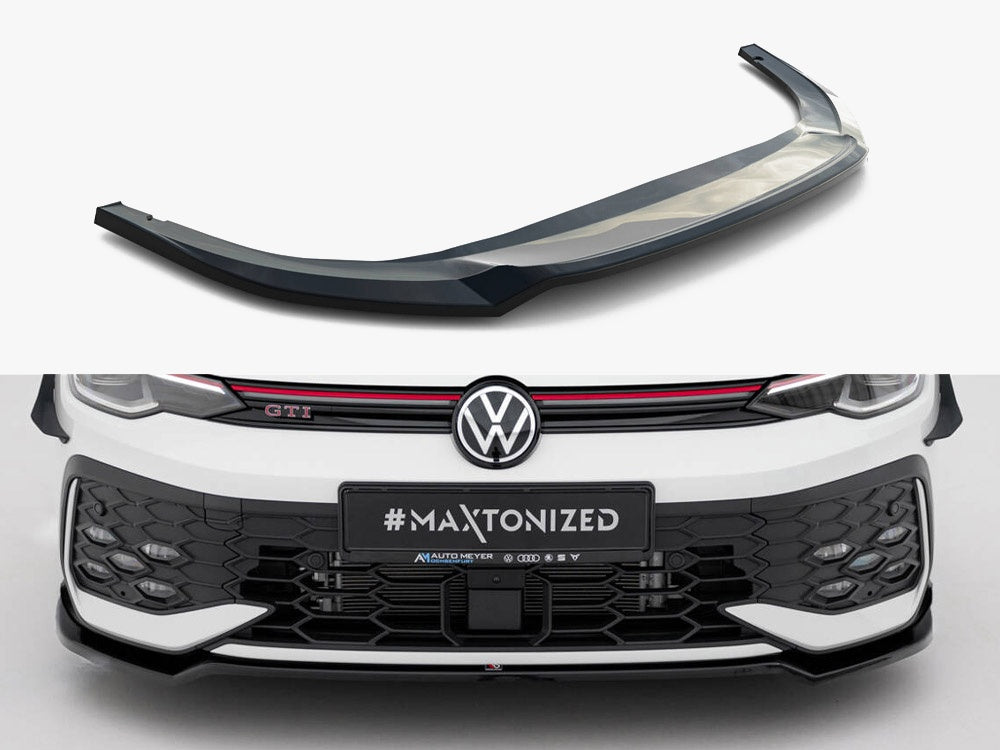 Front Splitter V.3 Volkswagen Golf GTI / GTE / R-Line Mk8 Facelift