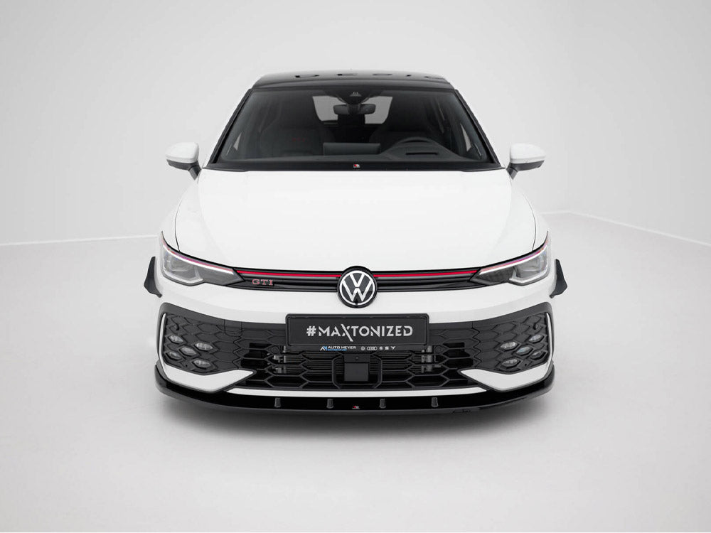 Front Splitter V.1 Volkswagen Golf GTI / GTE / R-Line Mk8 Facelift