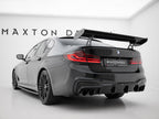 Carbon Spoiler With Internal Brackets Uprights + LED BMW 5 / M5 Sedan G30 / F90