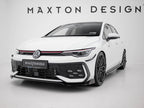 Front Splitter V.3 + Flaps Volkswagen Golf GTI / GTE / R-Line Mk8 Facelift