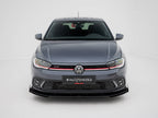 Street PRO Front Splitter + Flaps Volkswagen Polo GTI Mk6 Facelift