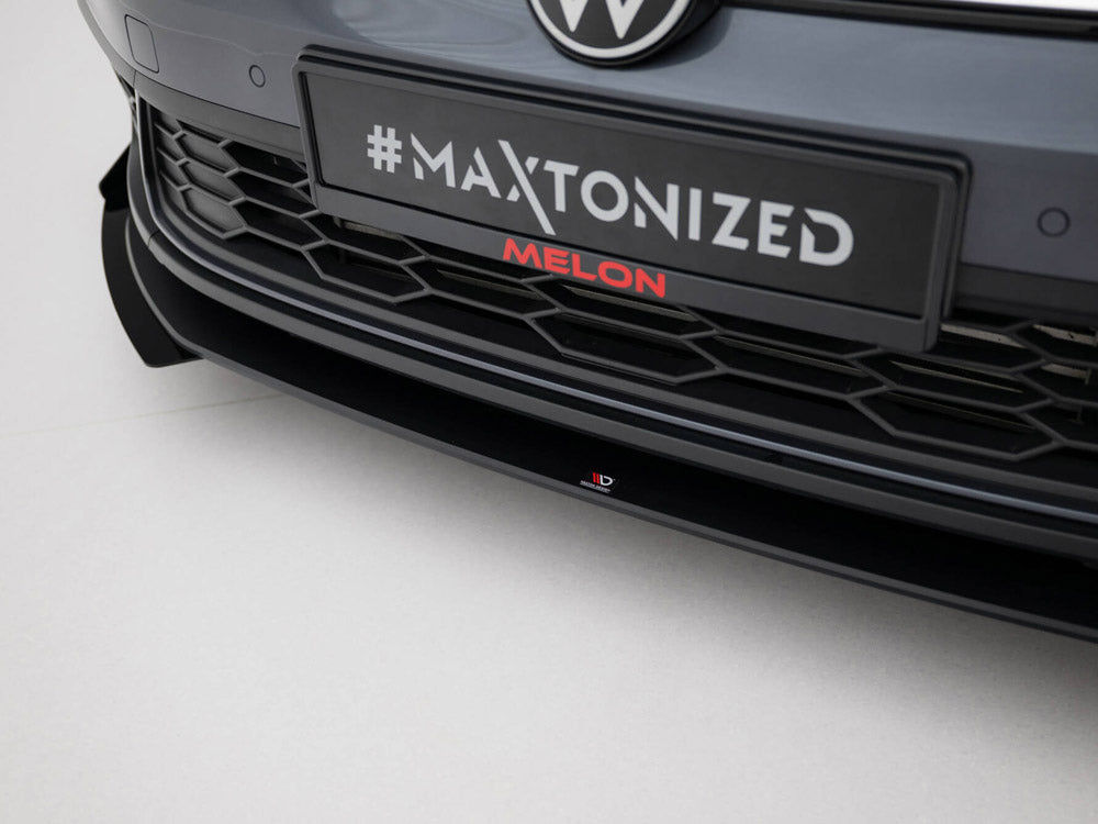 Street PRO Front Splitter + Flaps Volkswagen Polo GTI Mk6 Facelift