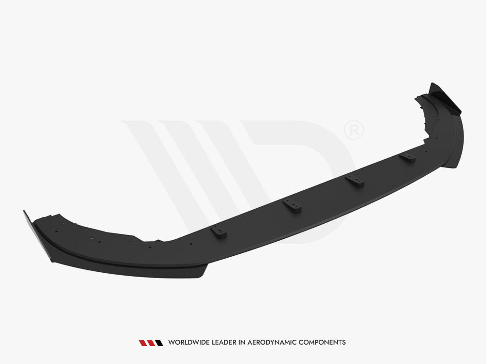 Street PRO Front Splitter + Flaps Volkswagen Polo GTI Mk6 Facelift