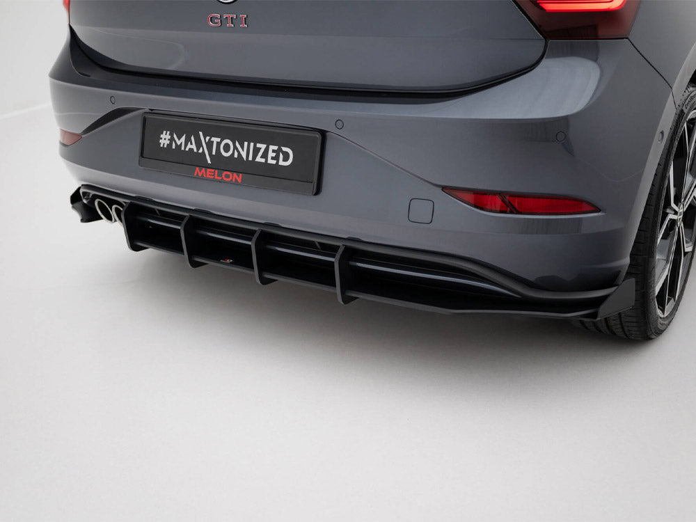 Street PRO Rear Diffuser + Flaps Volkswagen Polo GTI Mk6 Facelift