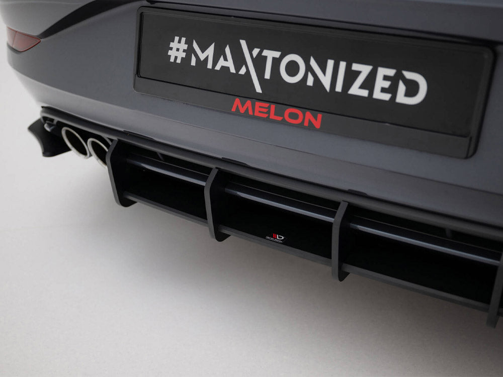 Street PRO Rear Diffuser + Flaps Volkswagen Polo GTI Mk6 Facelift