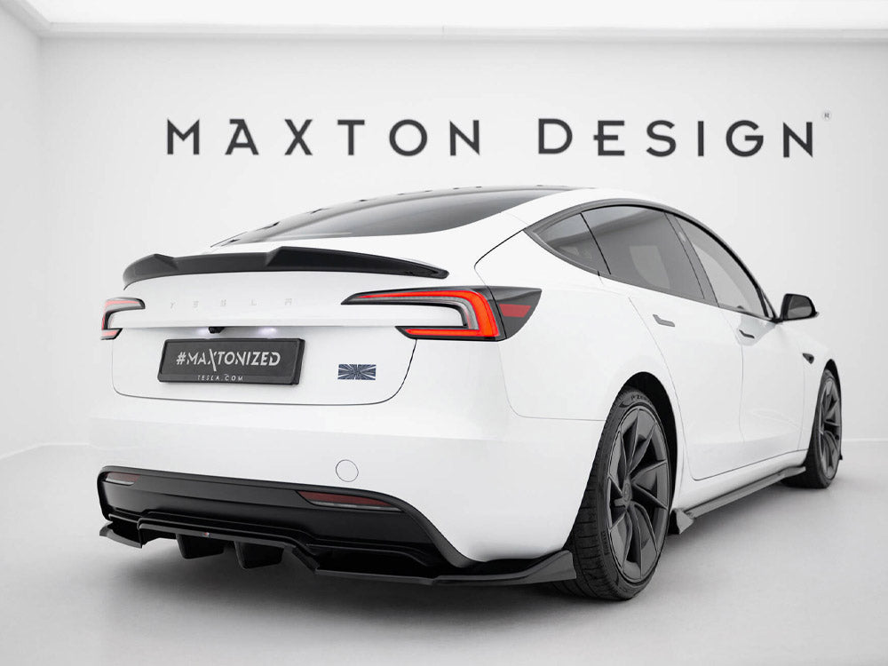 Rear Splitter (Vertical Bars) V.1 Tesla Model 3 Performance Mk1 Facelift