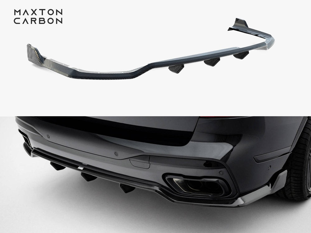 Carbon Fiber Rear Diffuser BMW X7 M-Pack G07 Facelift