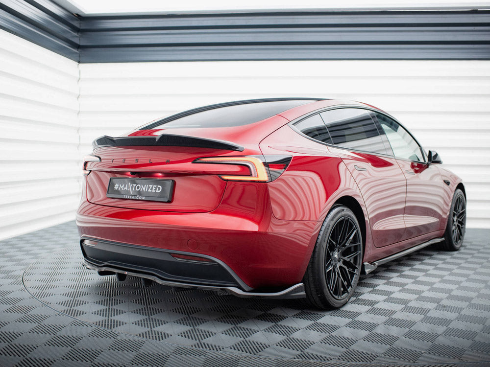 Rear Splitter (Vertical Bars) V.2 Tesla Model 3 FL Project Highland