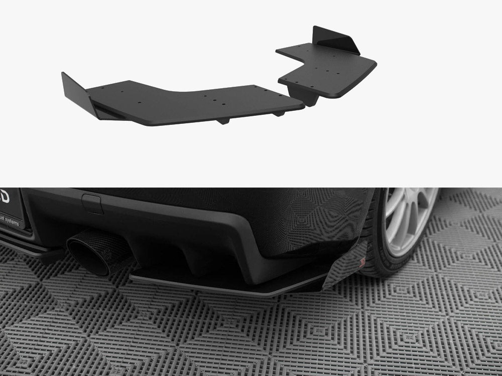 Street Pro Rear Side Splitters + Flaps Mitsubishi Lancer EVO X