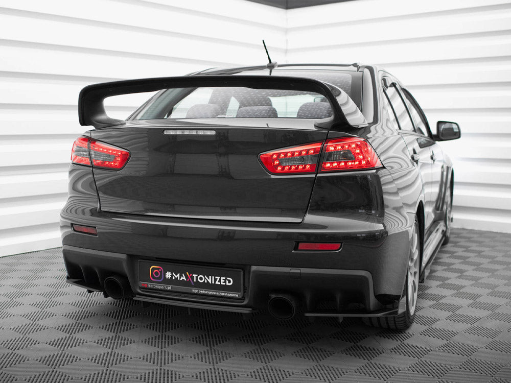 Street Pro Rear Side Splitters + Flaps Mitsubishi Lancer EVO X