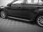 Street PRO Side Skirts Diffusers + Flaps Mitsubishi Lancer EVO X