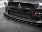 Street PRO Front Splitter V.1 + Flaps Mitsubishi Lancer EVO X