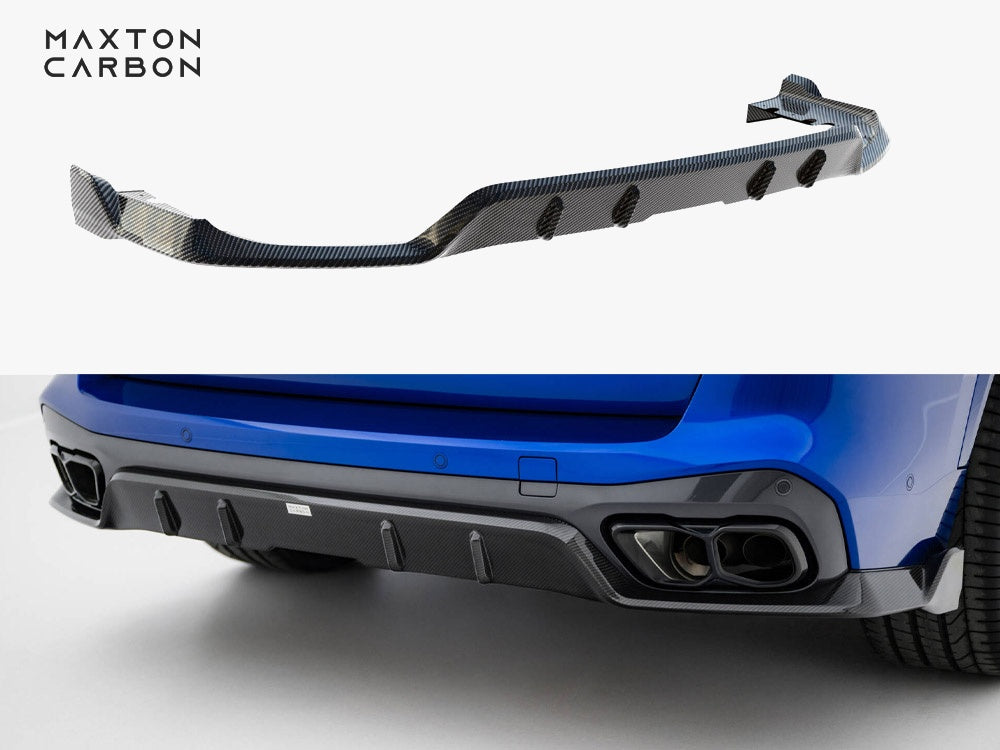 Prepreg Carbon Fiber Rear Diffuser BMW X5 M-Pack G05 Facelift