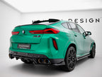 Rear Splitter (Vertical Bars) BMW X6 M F96 Facelift