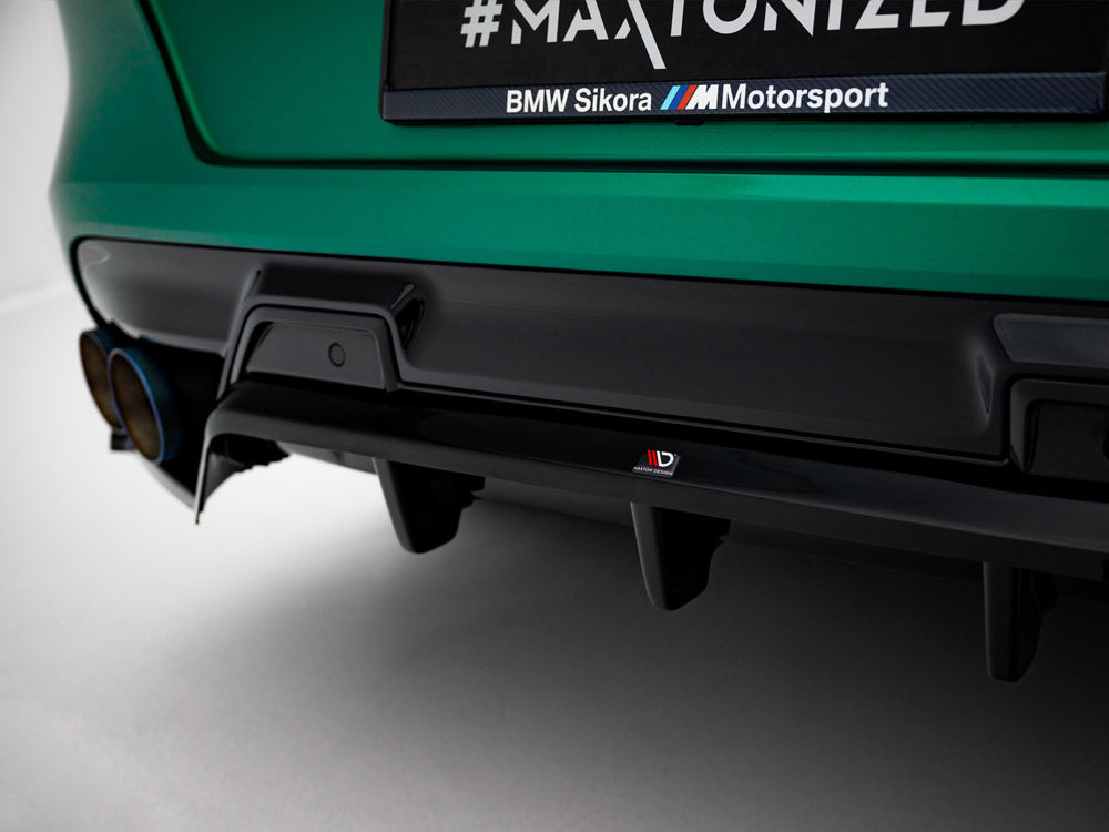 Rear Splitter (Vertical Bars) BMW X6 M F96 Facelift