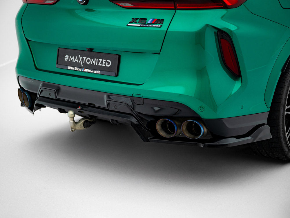 Rear Splitter (Vertical Bars) BMW X6 M F96 Facelift