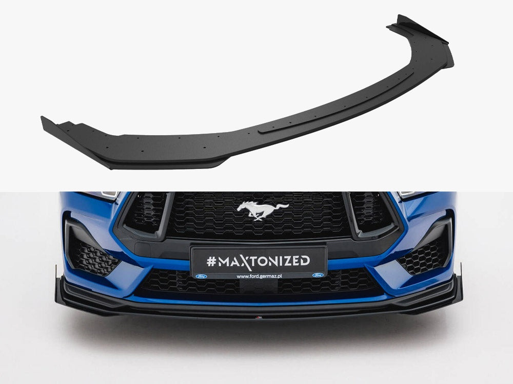 Street PRO Front Splitter V.1 + Flaps Ford Mustang GT Mk7