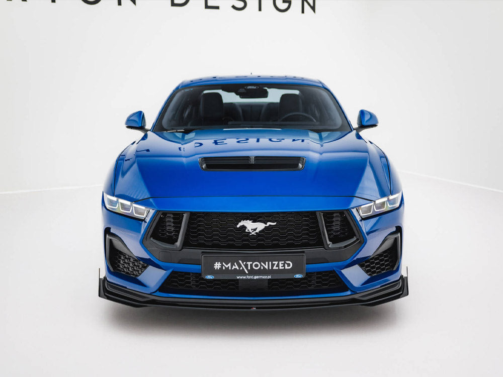 Street PRO Front Splitter V.1 + Flaps Ford Mustang GT Mk7