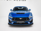 Street PRO Front Splitter V.1 + Flaps Ford Mustang GT Mk7