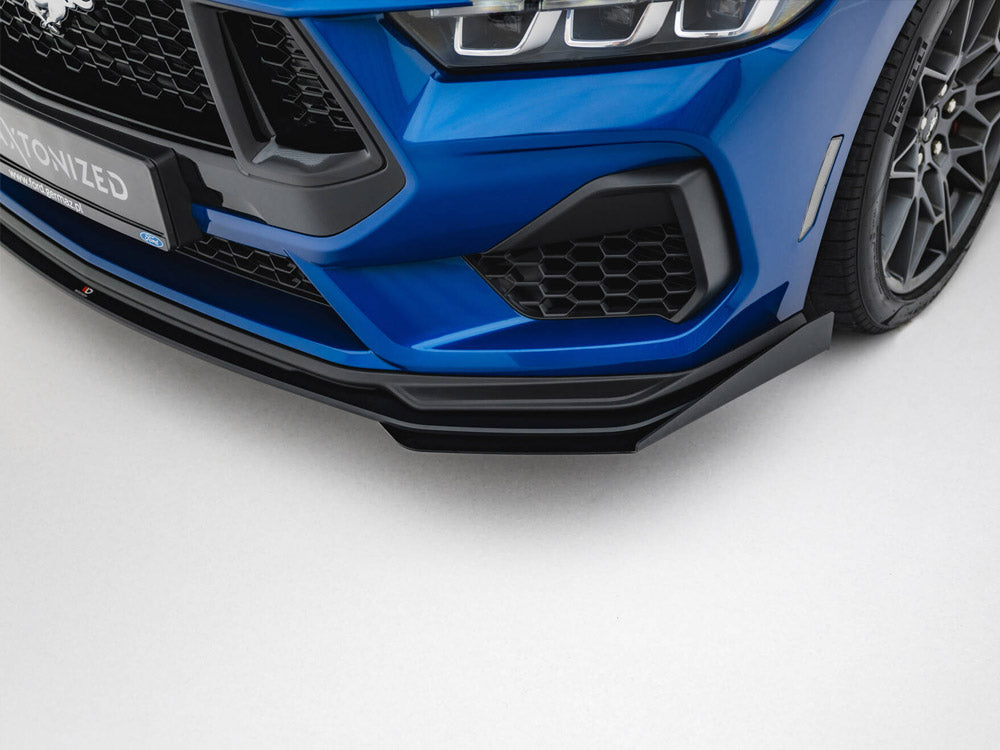 Street PRO Front Splitter V.1 + Flaps Ford Mustang GT Mk7