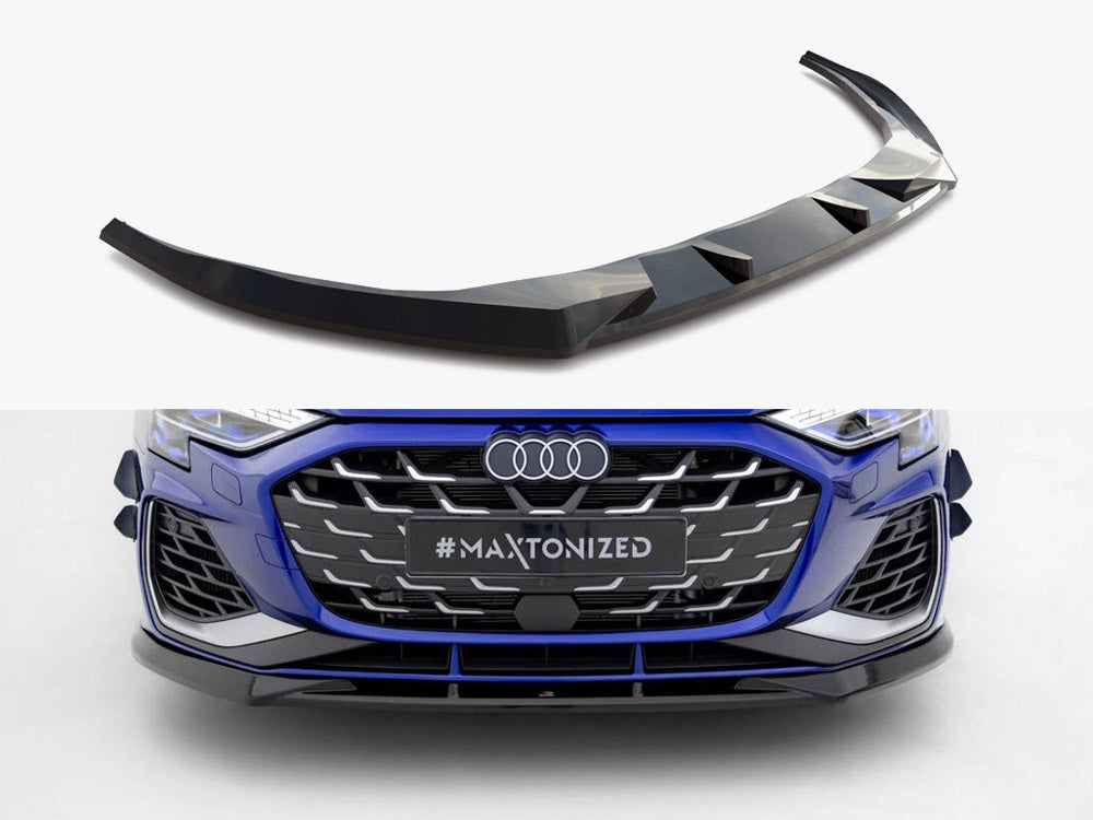 Front Splitter V.1 Audi A3 S-Line Sedan / S3 Sedan 8Y Facelift