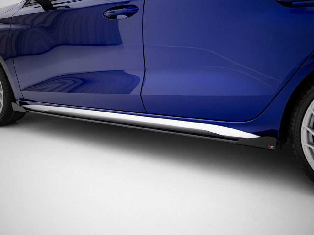Street PRO Side Skirts Diffusers + Flaps Audi A3 S-Line Sedan / S3 Sedan 8Y Facelift