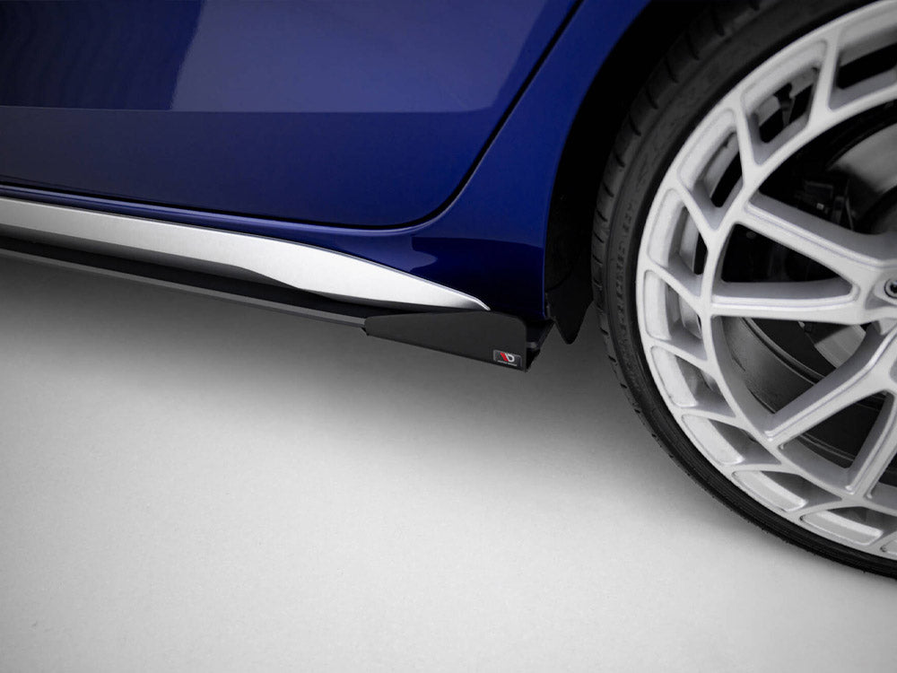 Street PRO Side Skirts Diffusers + Flaps Audi A3 S-Line Sedan / S3 Sedan 8Y Facelift