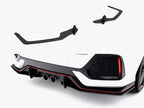 Street Pro Rear Side Splitters Honda Civic Sport Mk10