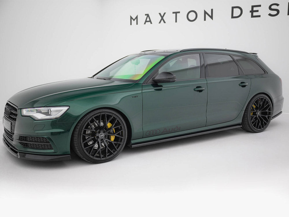 Side Skirts Diffusers V.2 Audi A6 S-Line / S6 C7