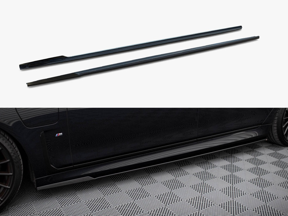 Side Skirts Diffusers V.2 BMW 7 Long M-Pack G12