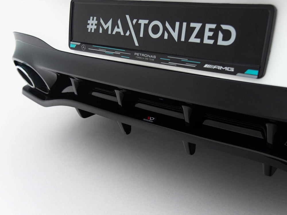 Rear Splitter (Vertical Bars) Mercedes-AMG CLA 35 / 45 Coupe / Shooting Brake C118 Facelift / X118 Facelift