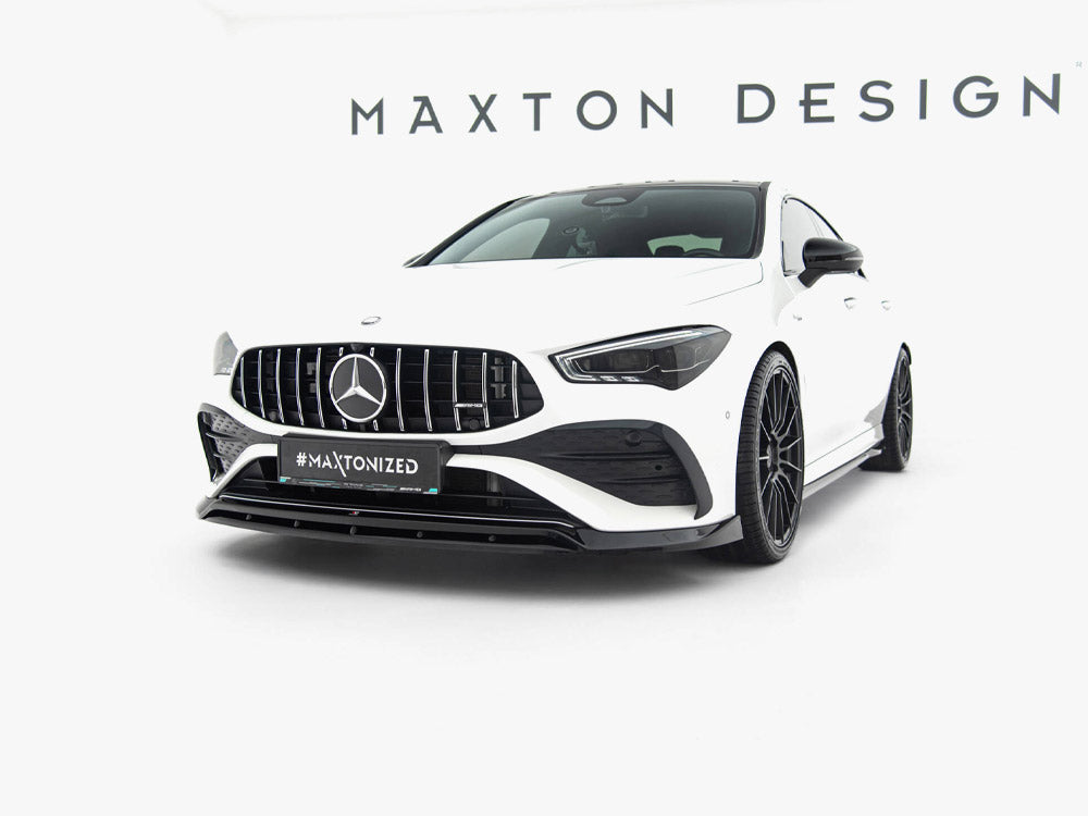Front Splitter Mercedes-AMG CLA 35 Coupe / Shooting Brake C118 Facelift / X118 Facelift