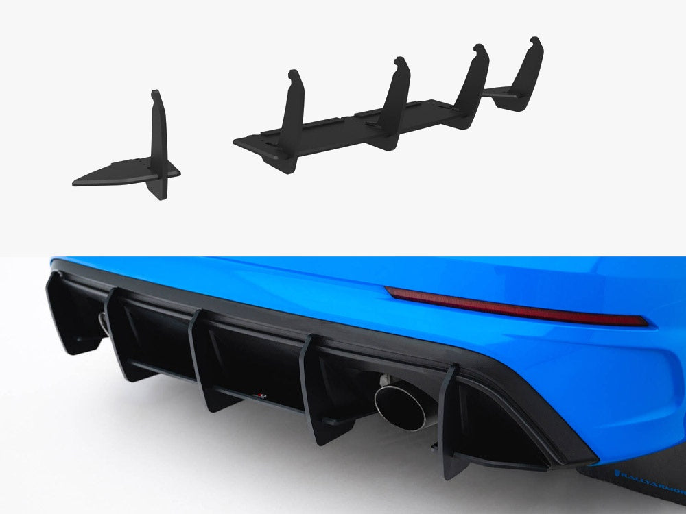 Street PRO Rear Diffuser V.2 Ford Focus RS Mk3
