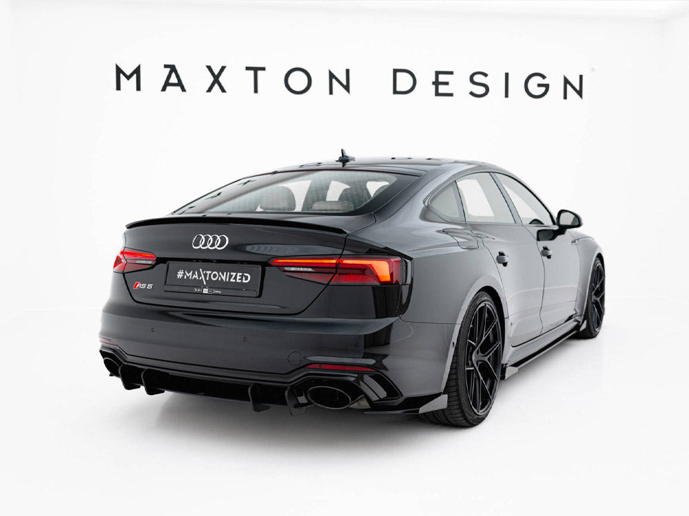 Street Pro Rear Side Splitters + Flaps Audi RS5 Coupe / Sportback F5