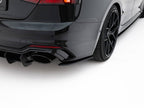 Street Pro Rear Side Splitters Audi RS5 Coupe / Sportback F5