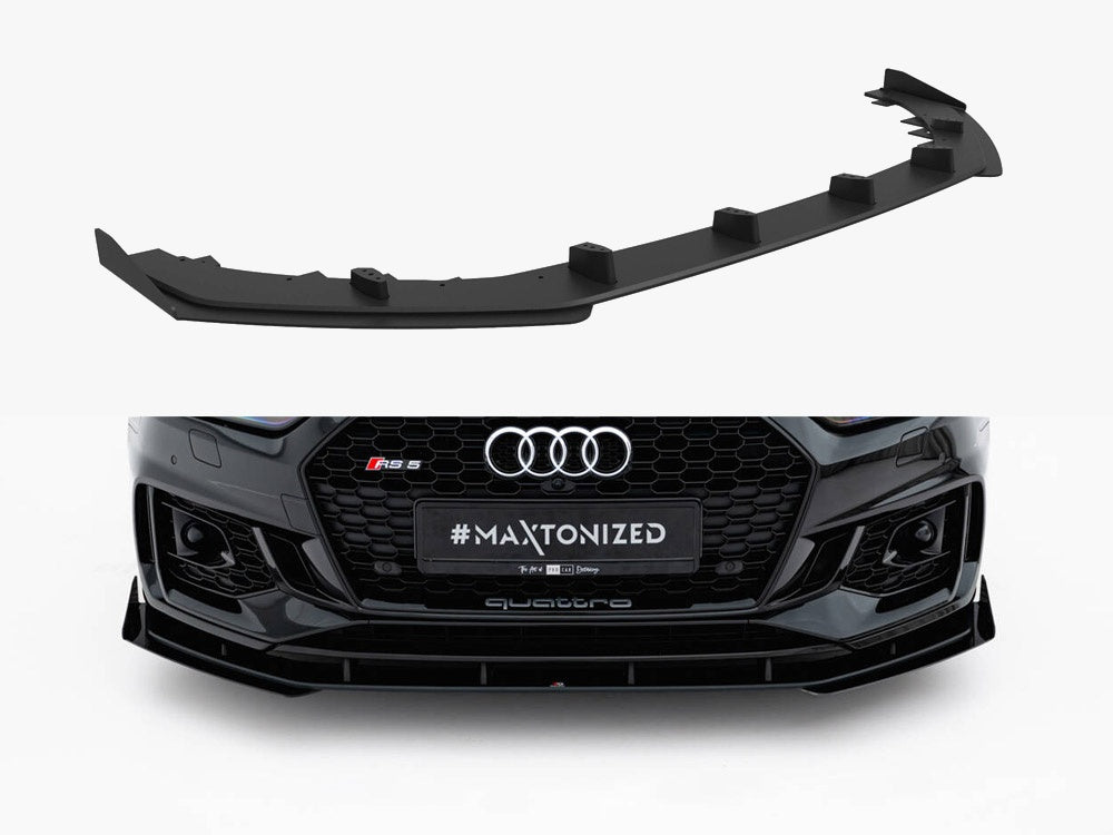 Street PRO Front Splitter V.1 + Flaps Audi RS5 Coupe / Sportback F5