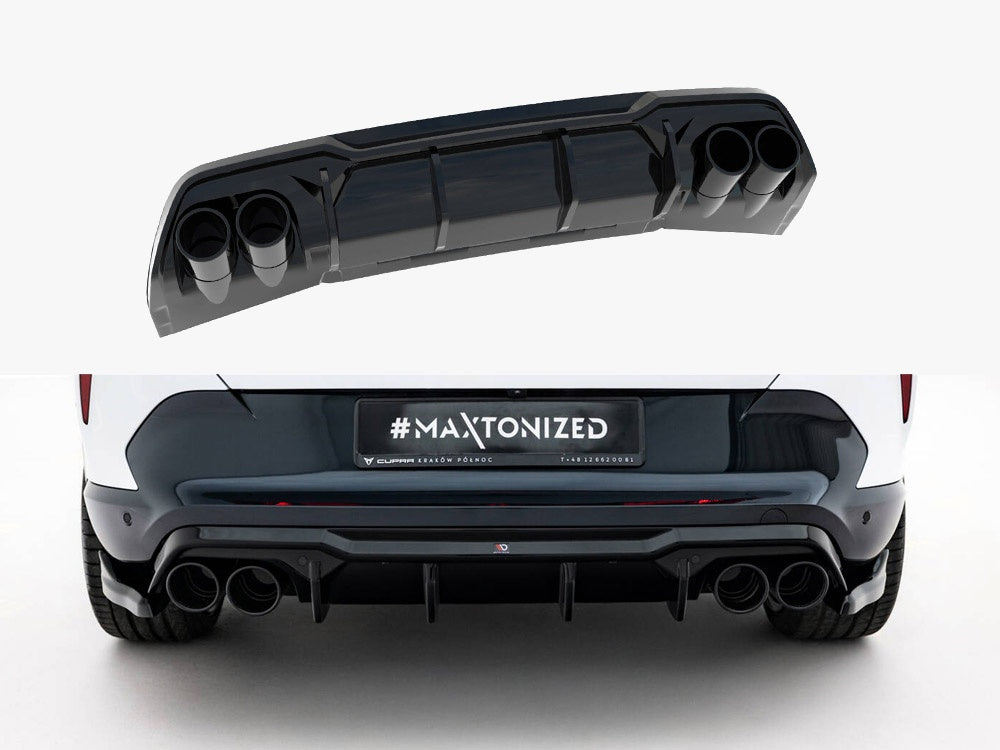 Rear Valance V.3 + Exhaust Ends Imitation Cupra Formentor Mk1 Facelift