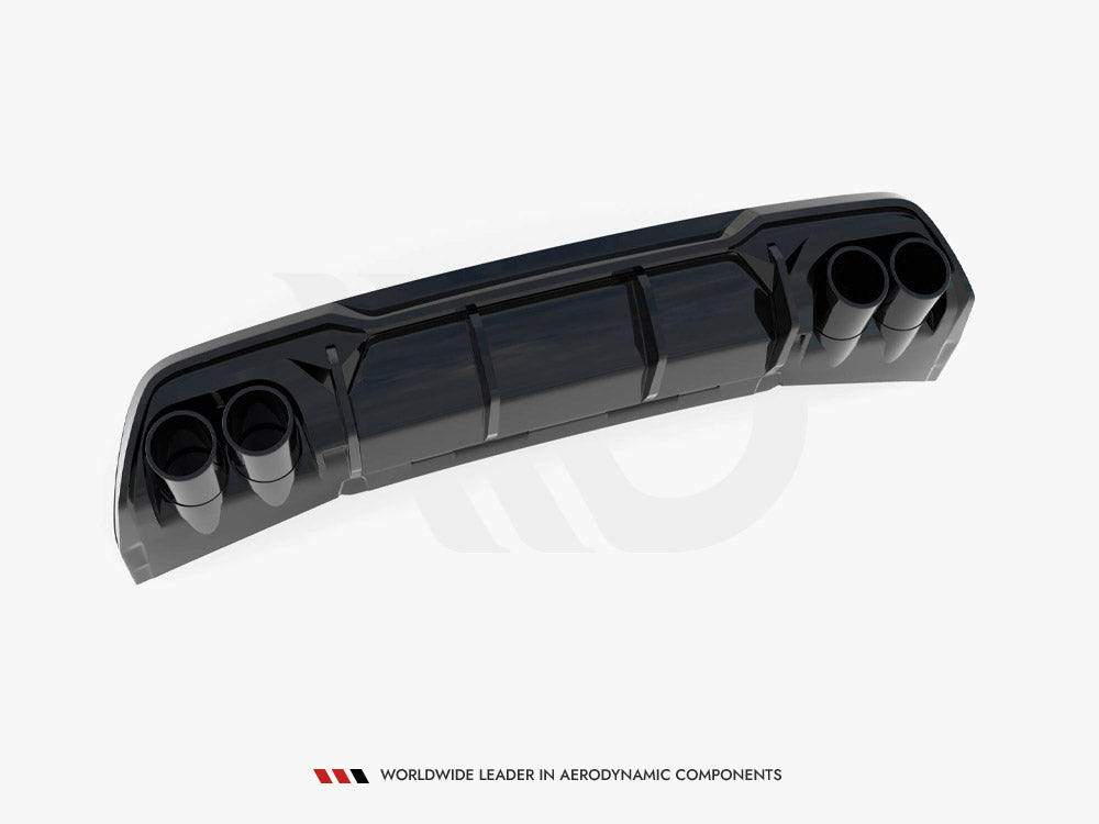 Rear Valance V.3 + Exhaust Ends Imitation Cupra Formentor Mk1 Facelift