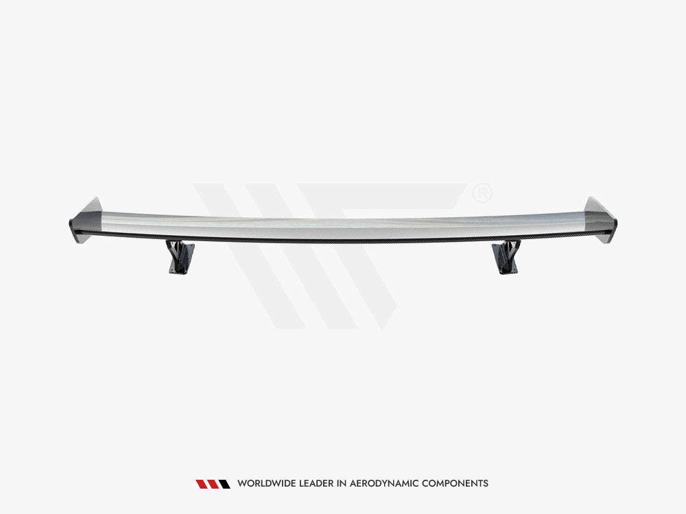 Carbon Spoiler With External Brackets Uprights Audi A3 / A3 S-Line / S3 / RS3 Sedan 8V / 8V Facelift