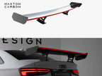 Carbon Spoiler With Internal Brackets Uprights + LED Audi A3 / A3 S-Line / S3 / RS3 Sedan 8V / 8V Facelift