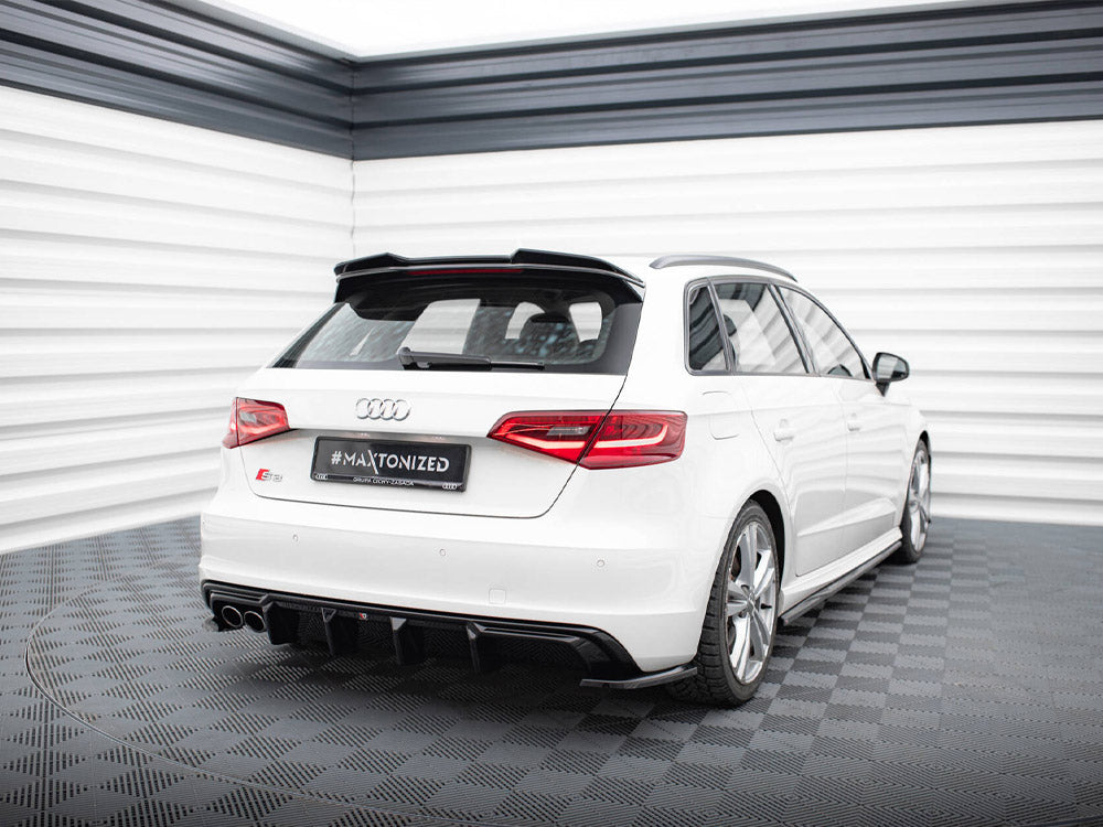 Rear Valance Audi A3 S-Line Sportback 8V (Version with dual exhausts tips on one side)