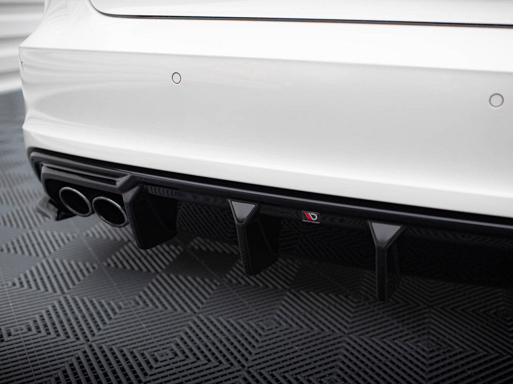 Rear Valance Audi A3 S-Line Sportback 8V (Version with dual exhausts tips on one side)