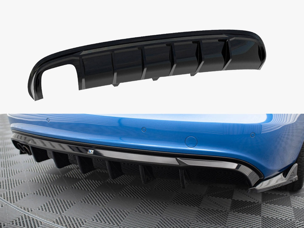 Rear Valance Audi A4 S-Line Sedan B8 (Version with dual exhaust tips on one side)