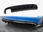 Rear Valance Audi A4 S-Line Sedan B8 (Version with dual exhaust tips on one side)
