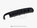 Rear Valance Audi A4 S-Line Sedan B8 (Version with dual exhaust tips on one side)