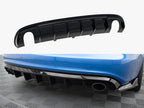 Rear Valance Audi A4 S-Line Sedan B8 (Version with single exhaust tips on both sides)