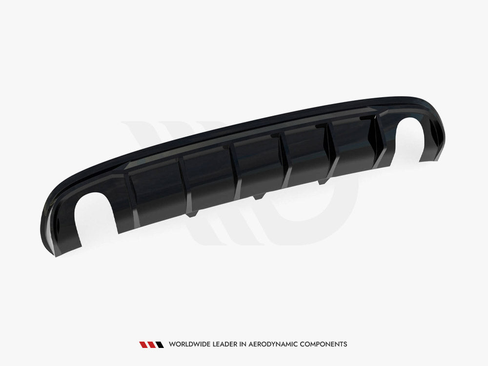 Rear Valance Audi A4 S-Line Sedan B8 (Version with single exhaust tips on both sides)