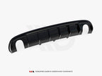 Rear Valance Audi A4 S-Line Sedan B8 (Version with single exhaust tips on both sides)